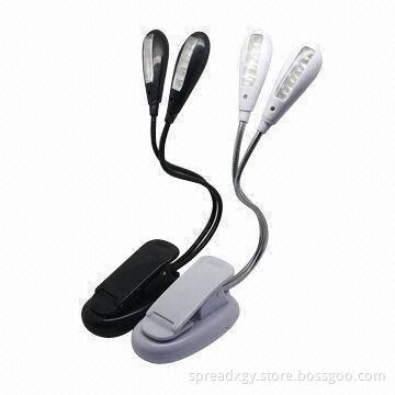 Book Reading Light with Clip, 8-piece High Brightness LEDs